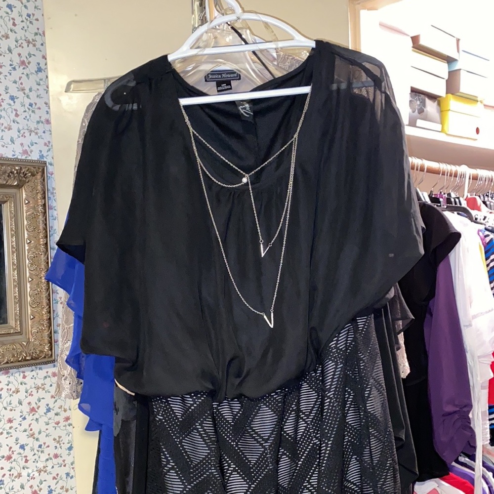 Trixxi black cocktail dress sales tag of 79 size2x